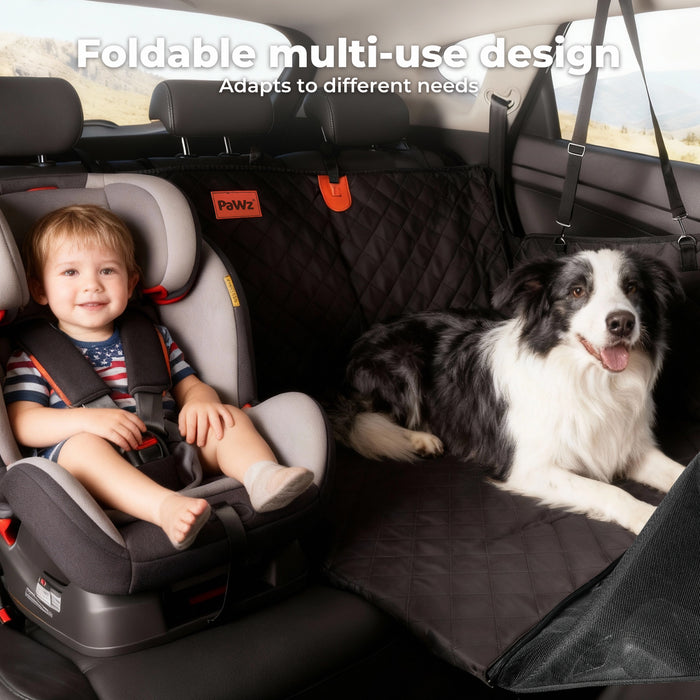 Dog Car Seat Cover Waterproof Pet Back Seat Hammock Safety Protector