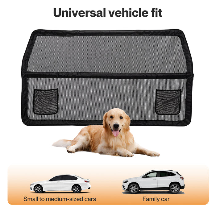 Dog Car Barrier Guard Back Seat Safety Protector Mesh Net Pet Dividers