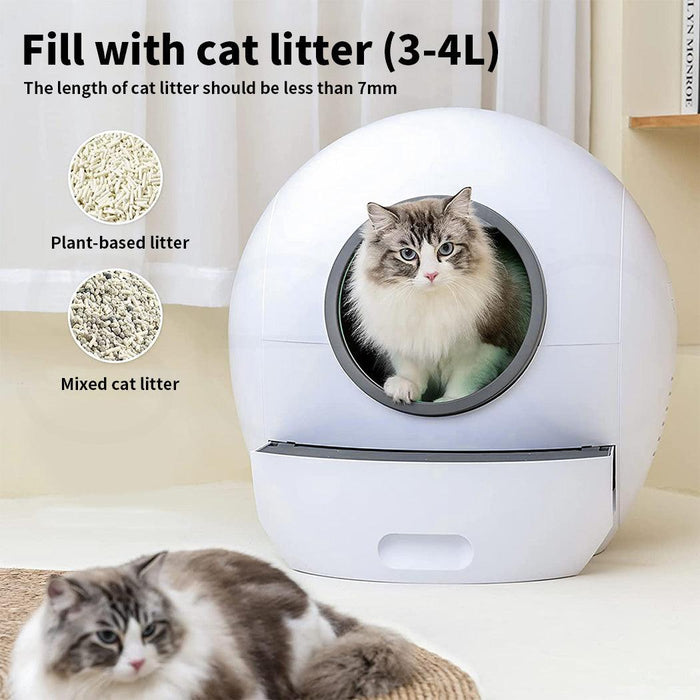 PaWz Automatic Smart Cat Litter Box - Wifi - petpawz.com.au