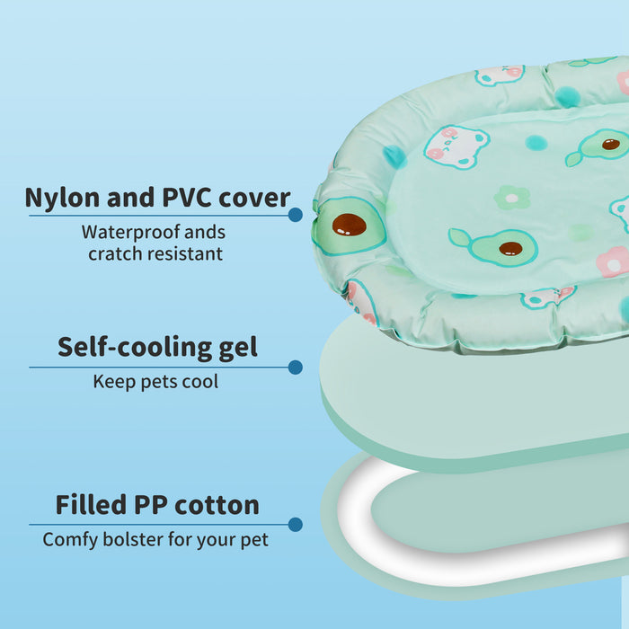 Pawz Pet Cooling Mat Dog Cat Gel Non-Toxic Bed Pillow Self-cool Summer Ice Pad