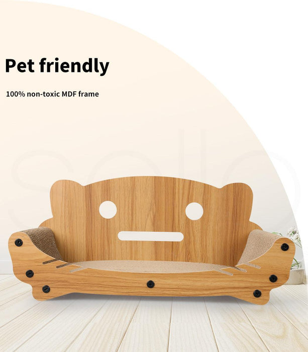 PaWz Cat Kitten Claw Scratching Board Post Scratcher Corrugated Cardboard Toy - petpawz.com.au