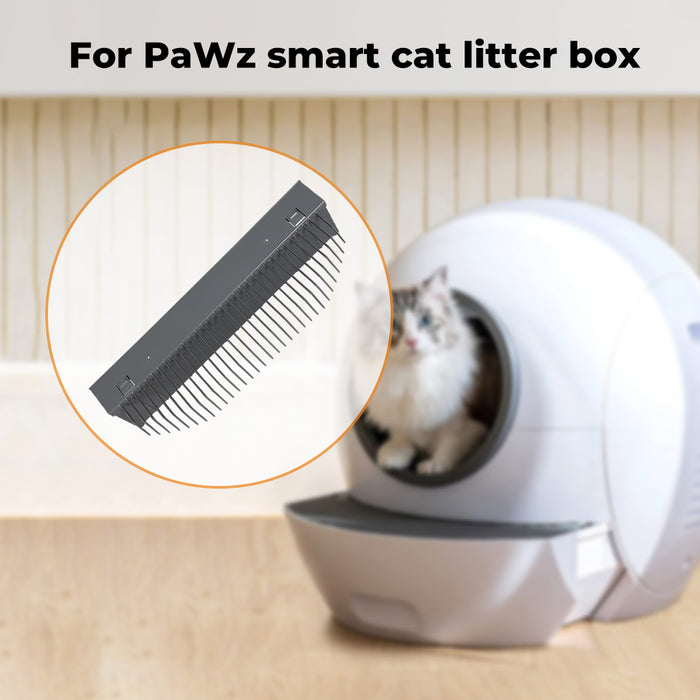 Pawz 1Pcs Grey Replaceable Rake for Self-Cleaning Cat Litter Box Easy to Install