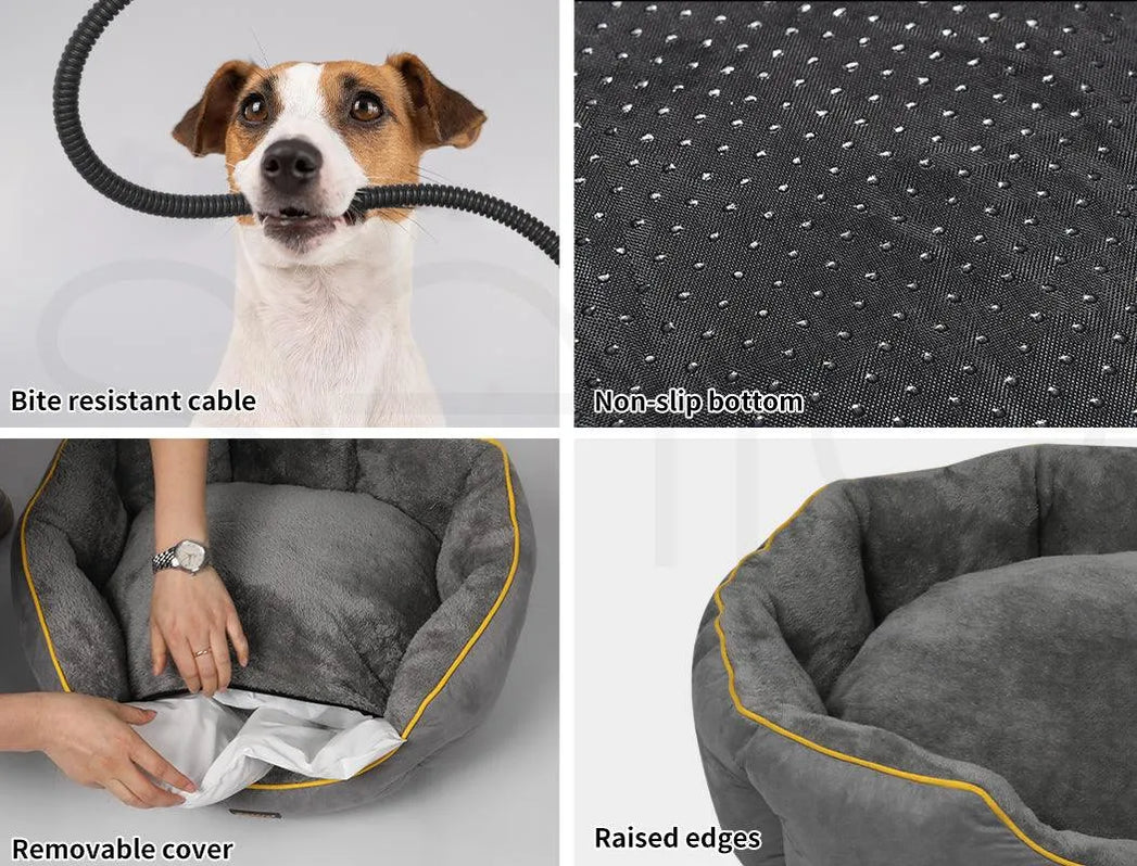 Shop the Best Electric Heated Pet Bed Today | Cozy Comfort — petpawz.com.au