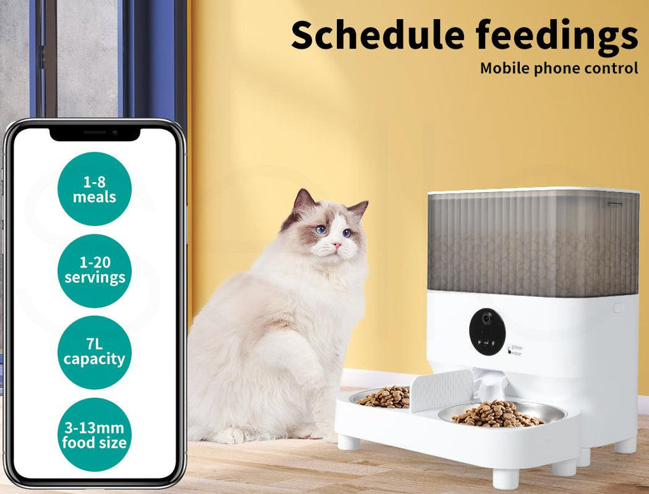 PaWz 7L Smart Pet Feeder with Camera - petpawz.com.au