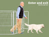 PaWz 8 Panel Pet Dog Playpen - petpawz.com.au