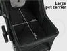 PaWz Pet Dog Stroller Pram - Black - petpawz.com.au