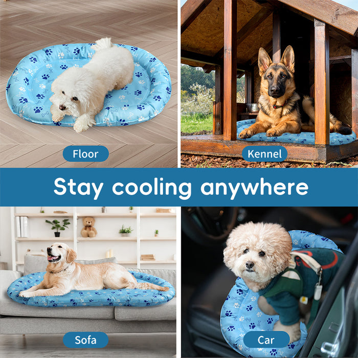 Pawz Pet Cooling Mat Dog Cat Gel Non-Toxic Bed Pillow Self-cool Summer Ice Pad