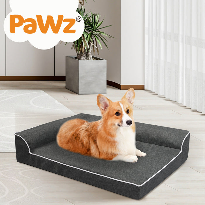 Pawz Orthopedic Pet Bed Memory Foam With Cooling Gel