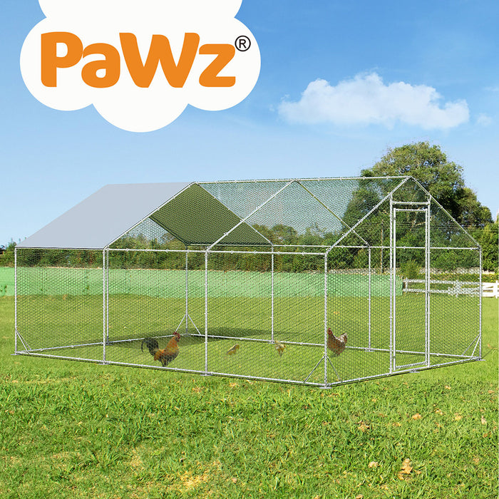 Pawz Chicken Coop Large Walk in Hen Pet Cage Run Rabbit Hutch Ferret House Cover