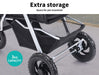 PaWz Pet Dog Stroller Pram - Black - petpawz.com.au