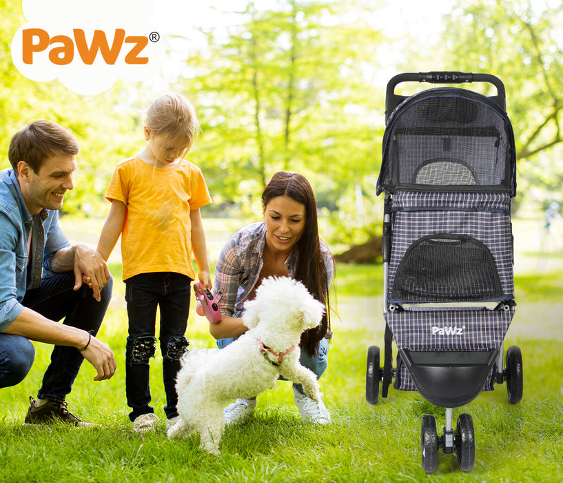 PaWz Large Dog Stroller - 3 Wheels