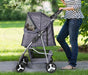 PaWz 4 Wheels Pet Stroller with Detachable Basket - petpawz.com.au