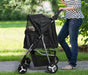 PaWz 4 Wheels Pet Stroller with Detachable Basket - petpawz.com.au