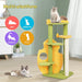 PaWz Cat Tree Two-Levels - Green 100cm - petpawz.com.au