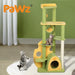 PaWz Cat Tree Scratching Post Multi-Level - Green 146cm - petpawz.com.au