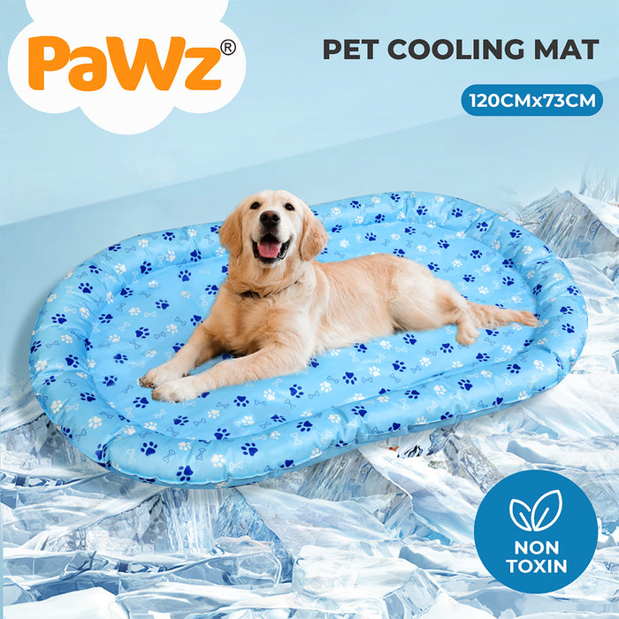 Pawz Pet Cooling Mat Dog Cat Gel Non-Toxic Bed Pillow Self-cool Summer Ice Pad