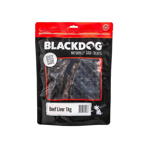 Blackdog Beef Liver Dog Treats - 1kg - petpawz.com.au