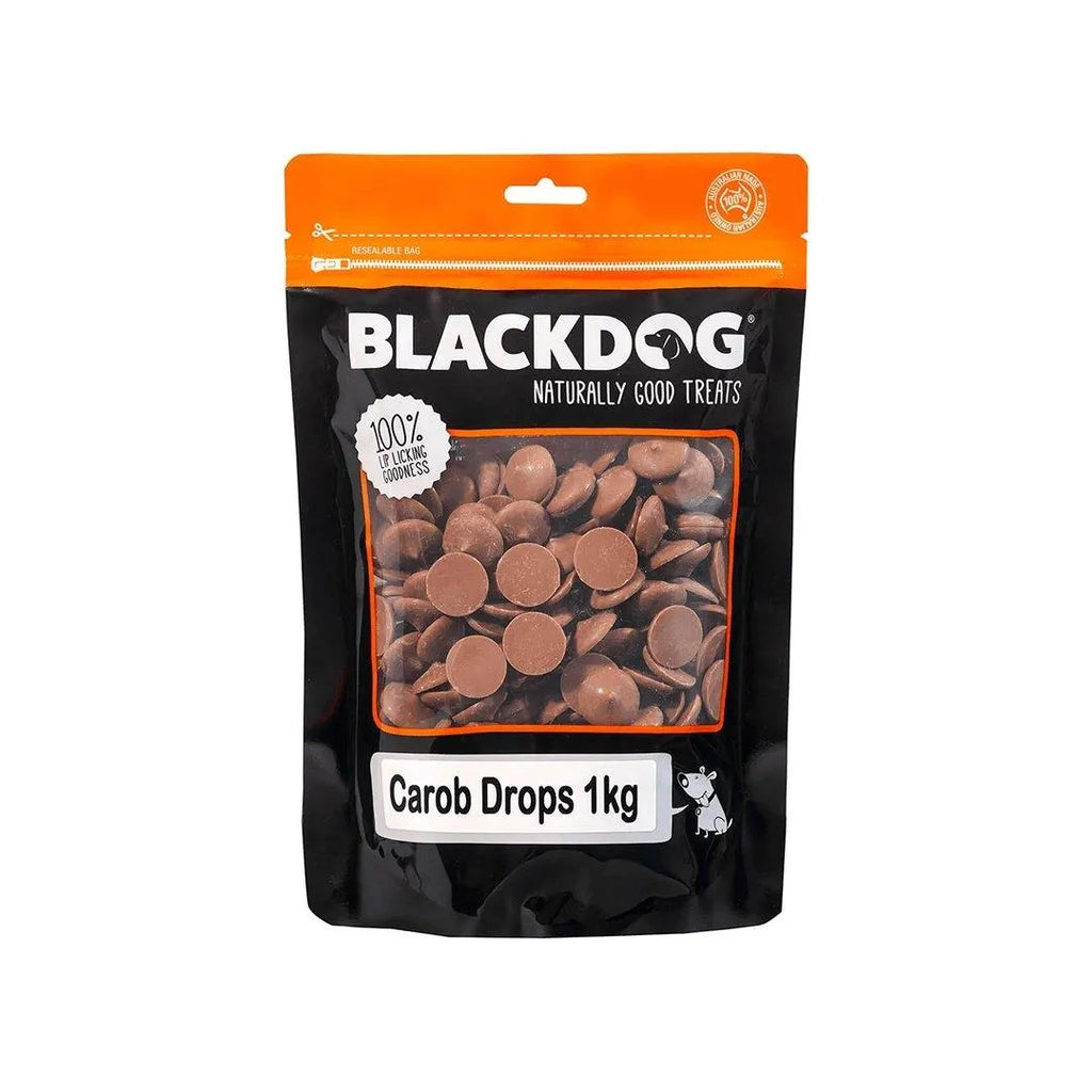 Blackdog Carob Buttons Dog Treats 1Kg petpawz