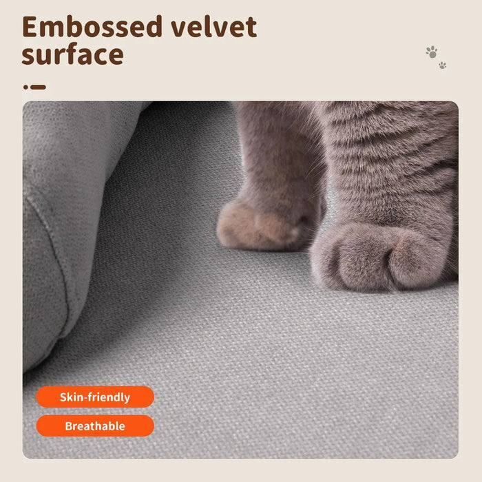 cat feet on the PaWz Round Dog Sofa Lounge Chair