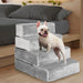 Pug on the PaWz Detachable Pet Stairs 