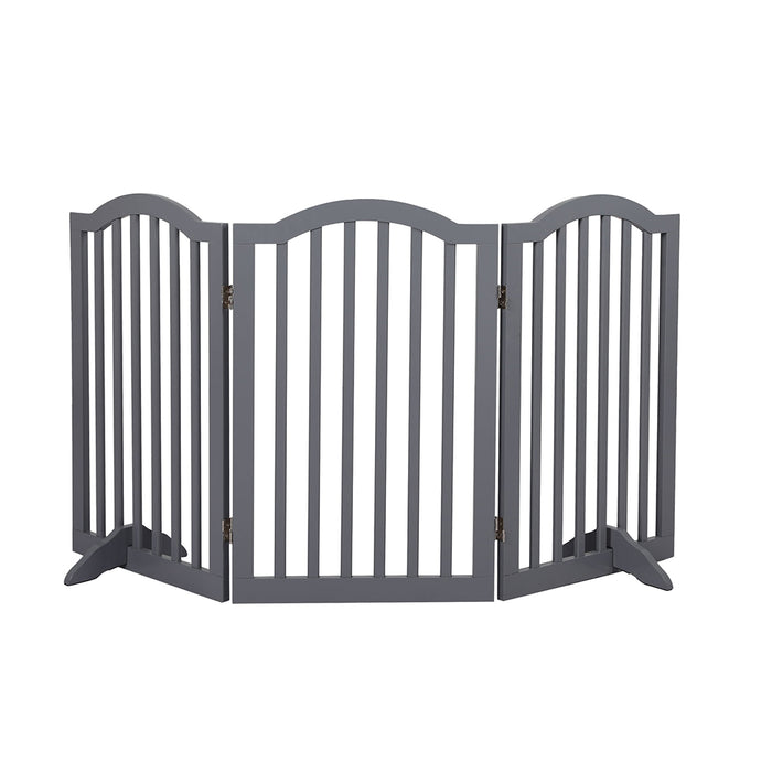 PaWz Freestanding Wooden Pet Gate Door 3/4 Panels