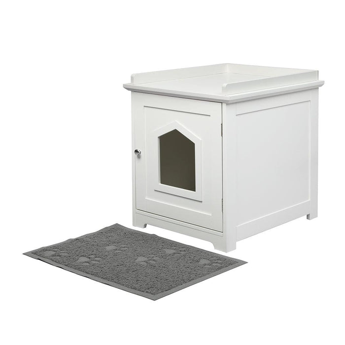 Cat Litter Box Mat Fully Enclosed Kitty Toilet - petpawz.com.au