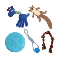 Current price Pet Rope Plush Toy Teething 5pcs Value Pack