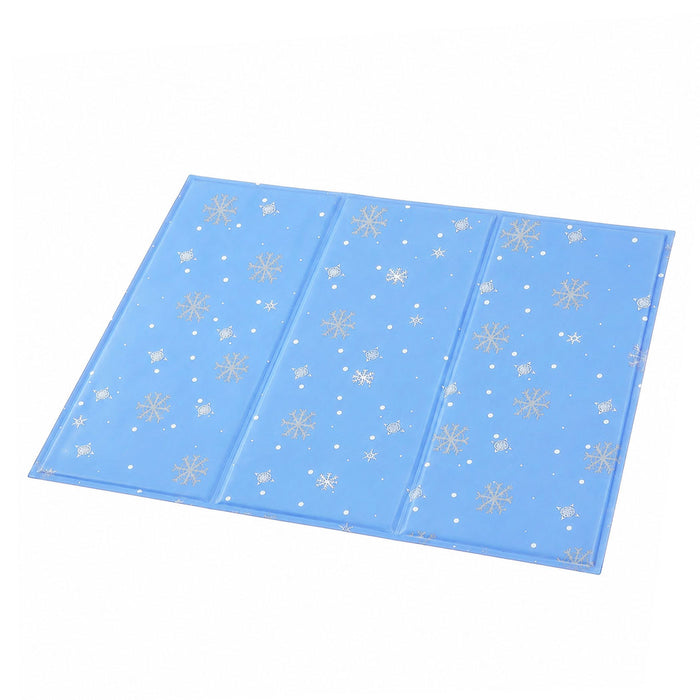 Dog Cooling Mat 90x60cm Self Gel Pad Breathable Crate Comfort for Home Blue