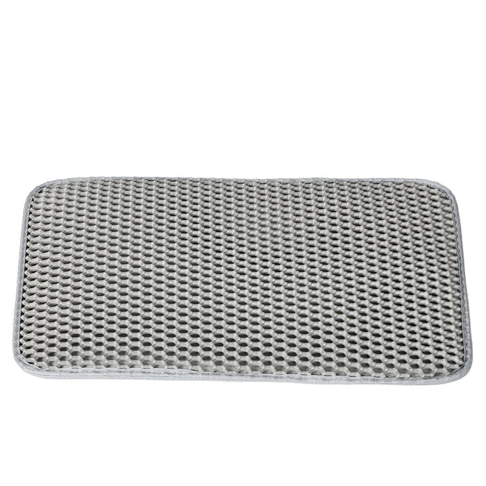 Cat Litter Mat Large Litter Box Pet Trapping Sifting Mats Waterproof Tray