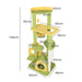 PaWz Cat Tree Scratching Post Multi-Level - Green 146cm - petpawz.com.au