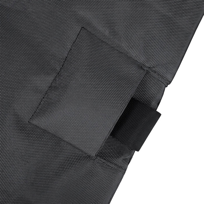Dog Bed Large Plush Mat Water Resistant Base for Camping Car Boot Grey