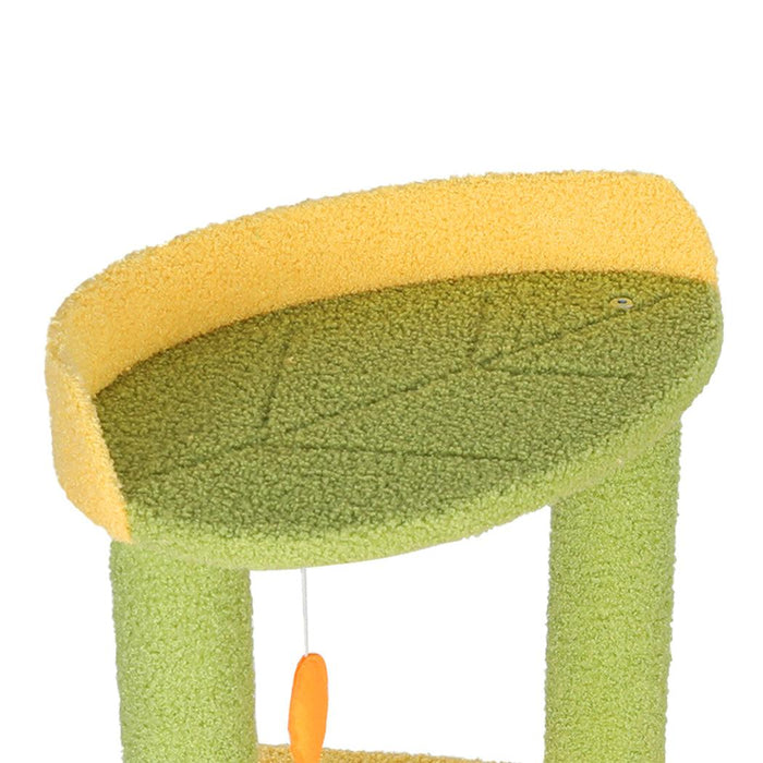 PaWz Cat Tree Scratching Post Multi-Level - Green 146cm - petpawz.com.au