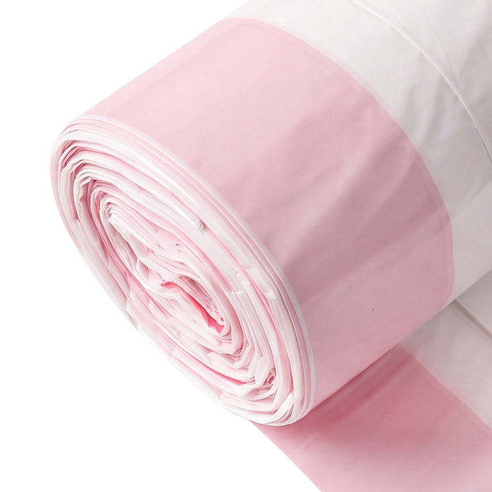 Cat Litter Bags 30 Pcs 94 x 45cm Drawstring 10kg HDPE White Pink