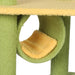 PaWz Cat Tree Scratching Post Multi-Level - Green 146cm - petpawz.com.au