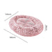 measurement of pink Human size bed