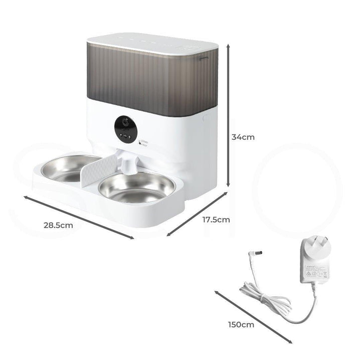 PaWz 7L Smart Pet Feeder with Camera - petpawz.com.au