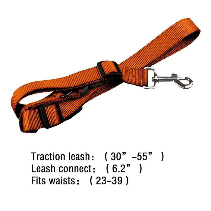 PaWz Adjustable Dog Hands Free Leash Waist Belt - petpawz.com.au