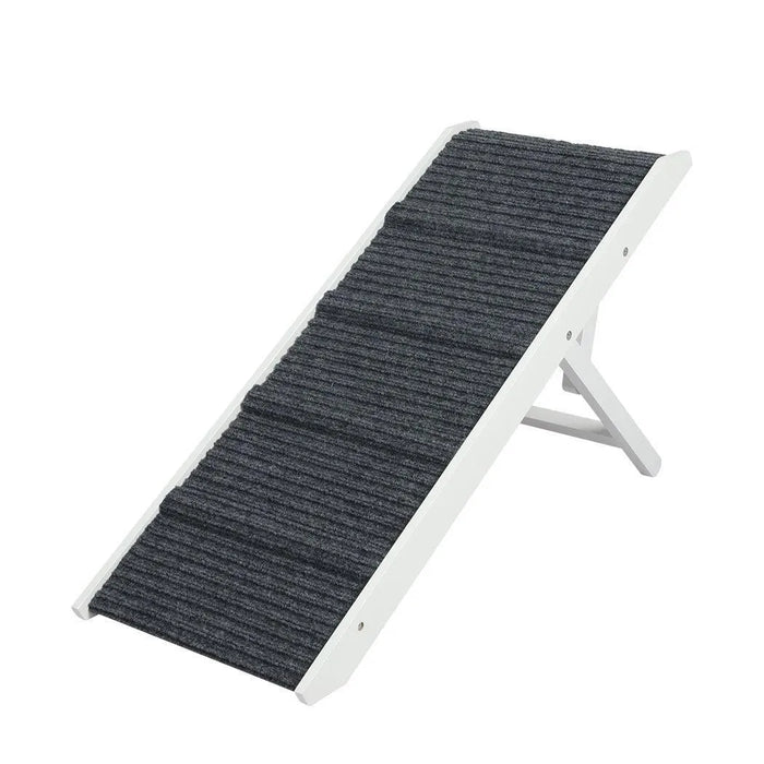 PaWz Adjustable Dog Ramp - white