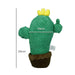 PaWz Big Green Cactus Dog Toy - petpawz.com.au