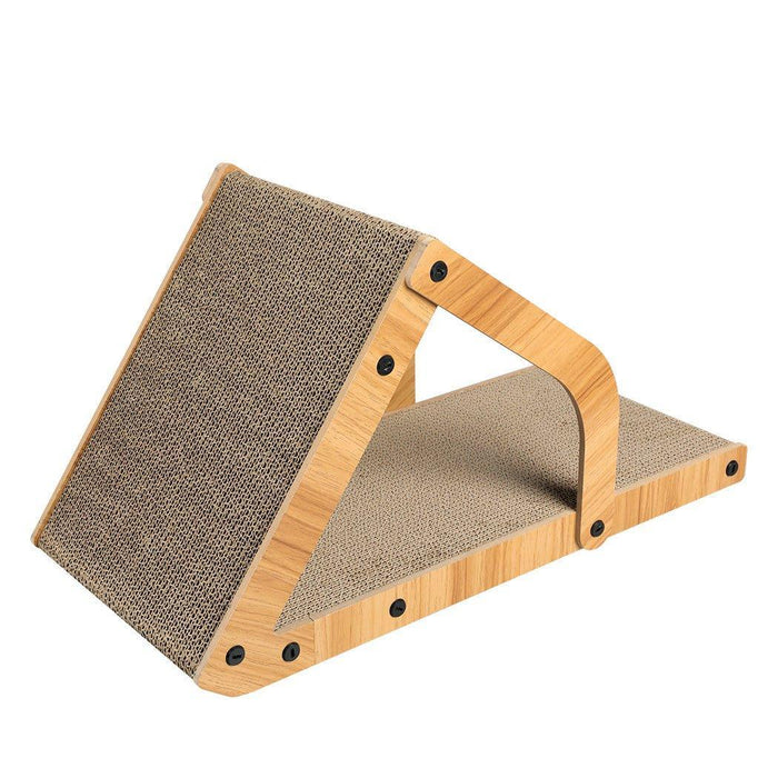 PaWz Cat Scratcher Scratching Board Corrugated Cardboard Scratch Bed Toy Pad Mat - petpawz.com.au