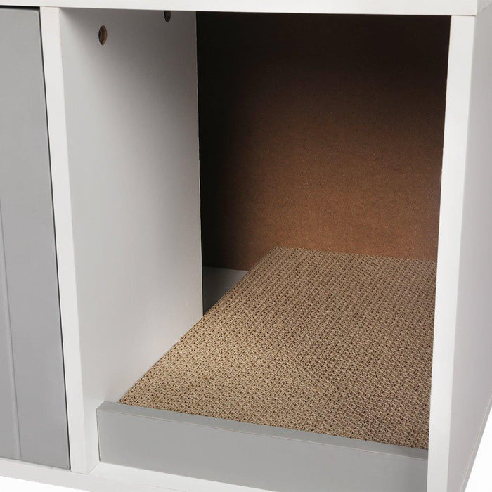 PaWz Enclosed Hooded Cat Litter Box Furniture House - petpawz.com.au