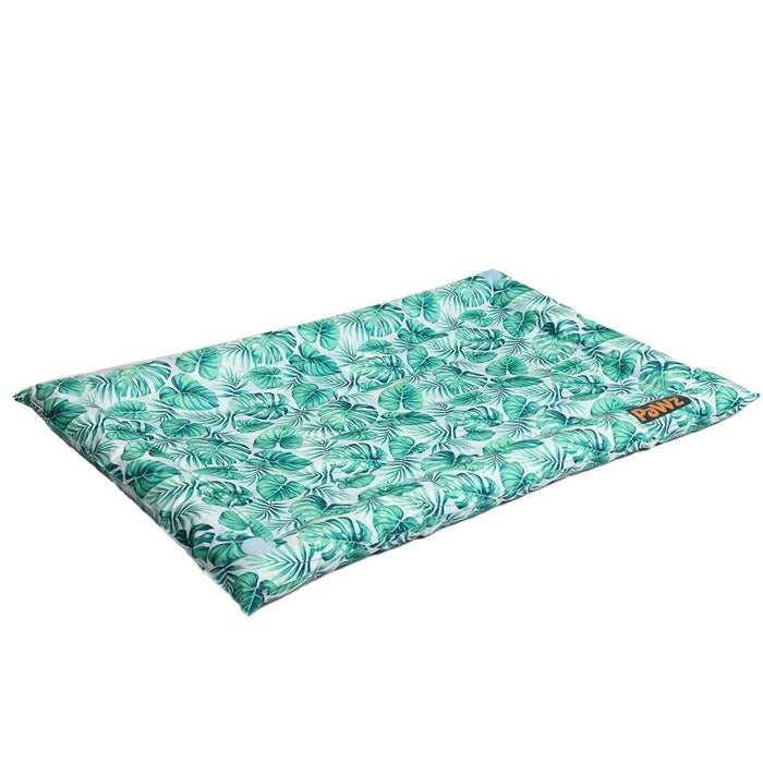 PaWz Premium Pet Cooling Bed - leaf