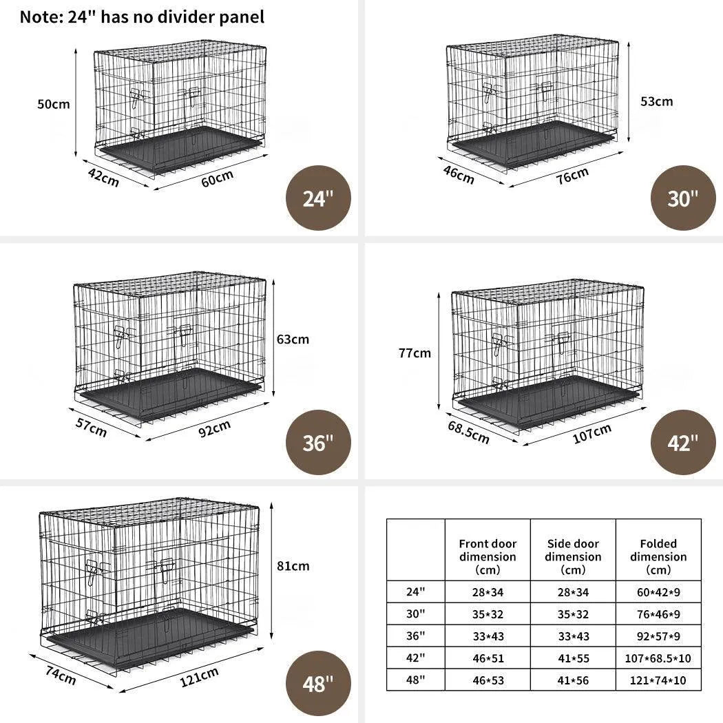 Pet Folding Crate Dog Crates for Sale PaWz Australia —