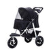 PaWz Pet Dog Stroller Pram - Black - petpawz.com.au