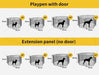 PaWz Pet Playpen 8 Panels - petpawz.com.au