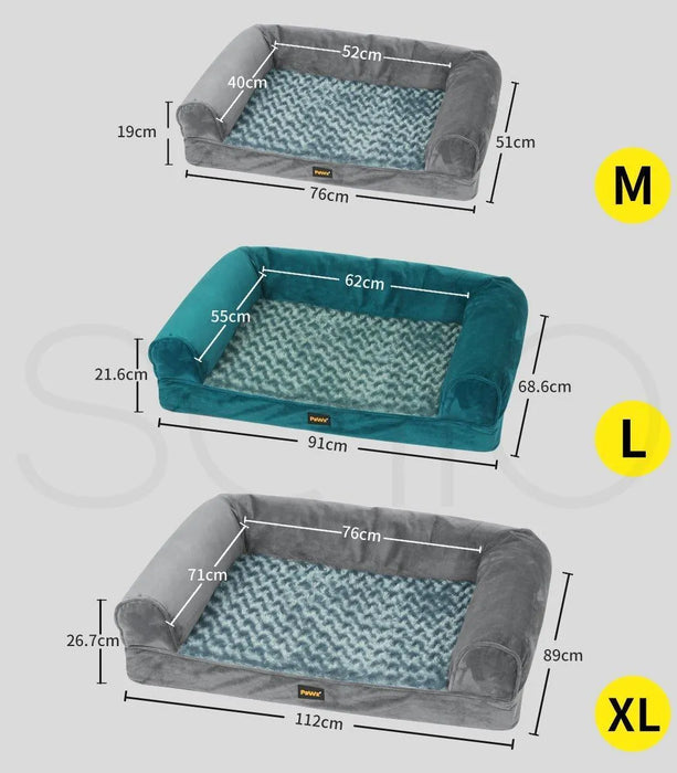PaWz Premium Pet Sofa Bed sizes M,L,XL