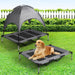 PaWz Pet Trampoline With Raised Canopy - petpawz.com.au