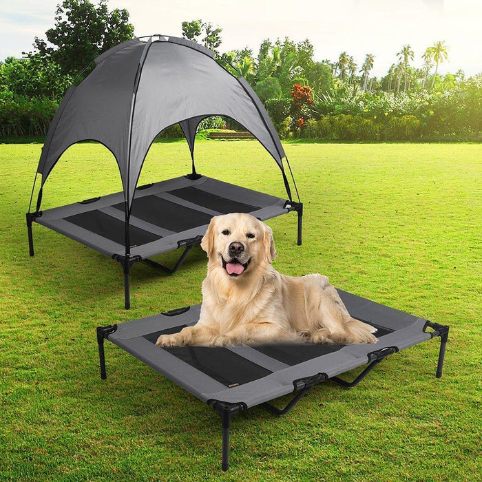 PaWz Pet Trampoline With Raised Canopy - petpawz.com.au