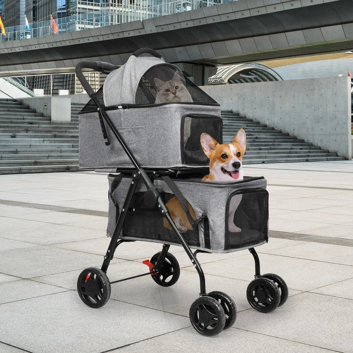 PaWz Pet Cruiser Twotier Pet Stroller —