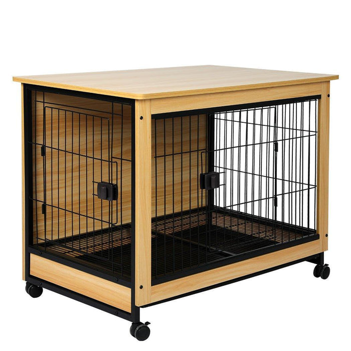 PaWz Premium Wooden Wire Dog Kennel - petpawz.com.au